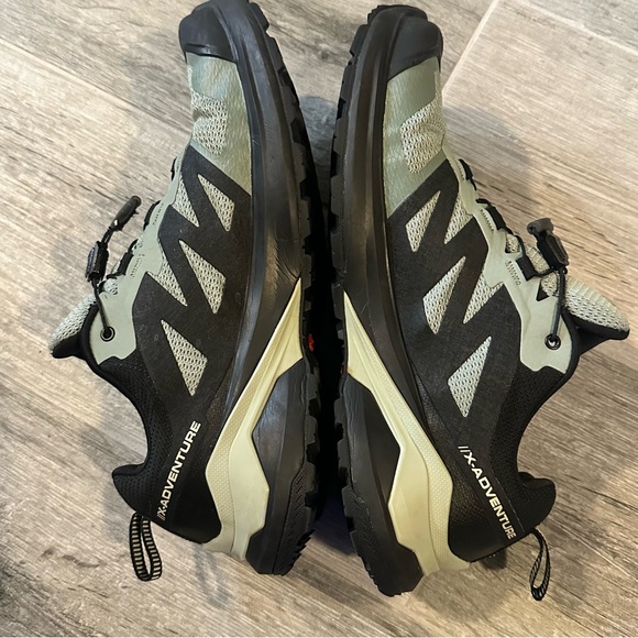 Salomon X-Adventure Gore-Tex
(GTX) Hiking Shoes Low Olive/ Sage Green Size 7.5 - Picture 4 of 8